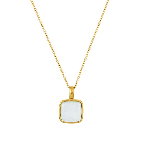 Колье Куб SHELL WHITE BP02914-2 BW/G Fiore Luna