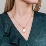 Колье Куб SHELL WHITE BP02914-2 BW/G Fiore Luna