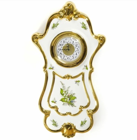 Часы настенные, 34х12х63 см. PRIMAVERA, керамика