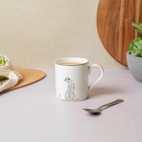 Кружка фарфоровая Гепард Mikasa, 280 мл. Kitchen Craft