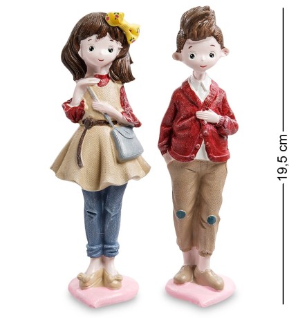 MN-103 Комплект фигурок 2 шт. "Парочка в бардовом"