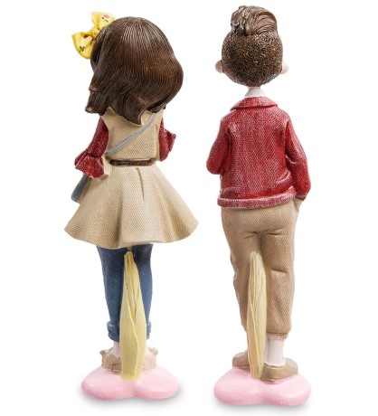 MN-103 Комплект фигурок 2 шт. "Парочка в бардовом"