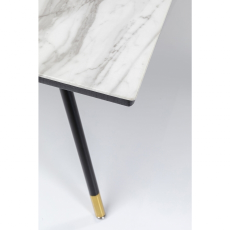 Стол South beach, коллекция "Саут Бич" 160*75*90, МДФ, Бумага, Стекло, Сталь, Серый