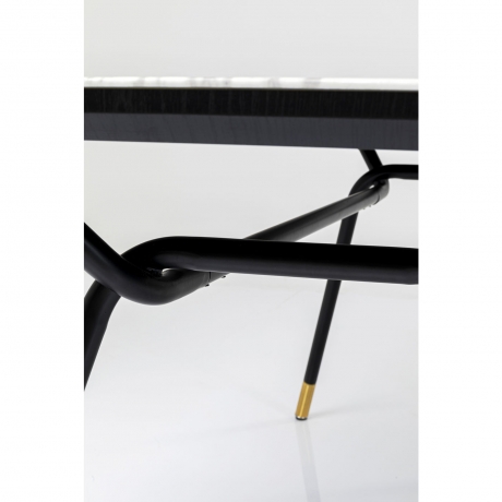 Стол South beach, коллекция "Саут Бич" 160*75*90, МДФ, Бумага, Стекло, Сталь, Серый