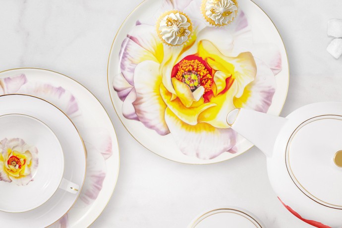 Тарелка закусочная Kamelia, 19 см. Emily