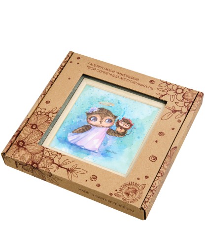 SZ-437 Панно керамическое "Грамотный советчик" 10х10