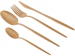 Набор столовых приборов Face Cosmos Copper матовый, 6 персон, 24 предмета