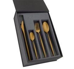 Набор столовых приборов Face Cosmos Copper матовый, 6 персон, 24 предмета