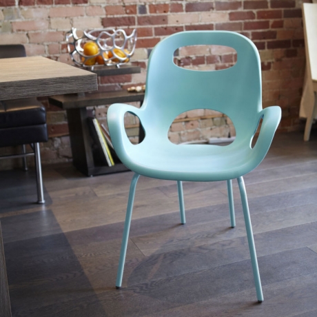 Стул дизайнерский Oh Chair, баклажановый, Umbra