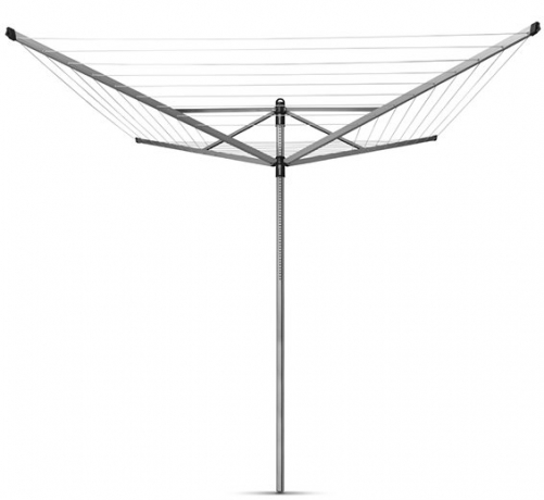 Уличная сушилка Lift-O-Matic (50 м навески), серый металик Brabantia