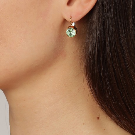 Серьги LOUISE SG LIGHT GREEN Dyrberg Kern