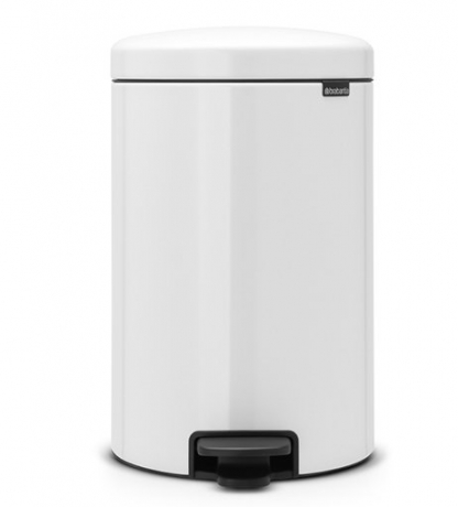 Мусорный бак newicon (20 л), металлическое внутреннее ведро, Белый Brabantia