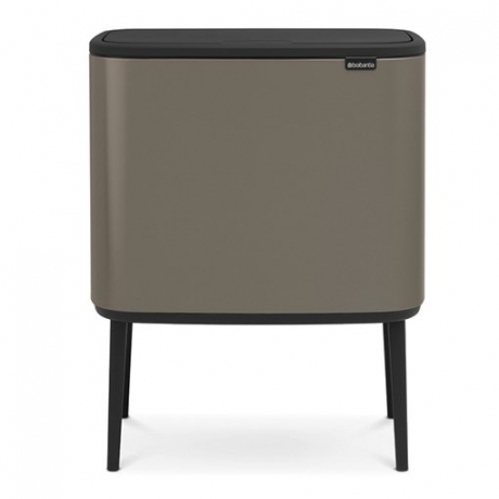Мусорный бак Touch Bin Bo (11 л + 23 л), Платиновый Brabantia