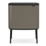 Мусорный бак Touch Bin Bo (11 л + 23 л), Платиновый Brabantia