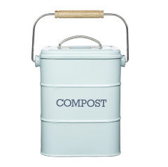 Бак для мусора, 16,5х12х24 см. Living Nostalgia blue Kitchen Craft