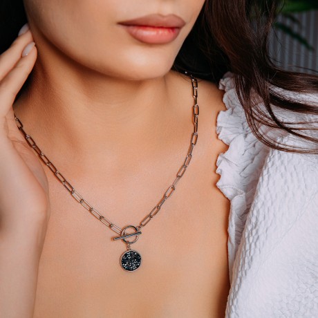 Колье SSHA B2009SW-N01.15 BR/S Fiore Luna