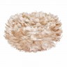 Плафон Eos light brown, перья, 45х30 см.