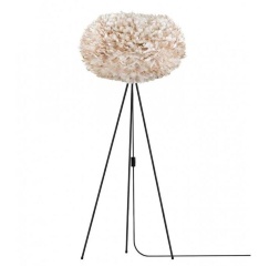 Плафон Eos light brown, перья, 45х30 см.