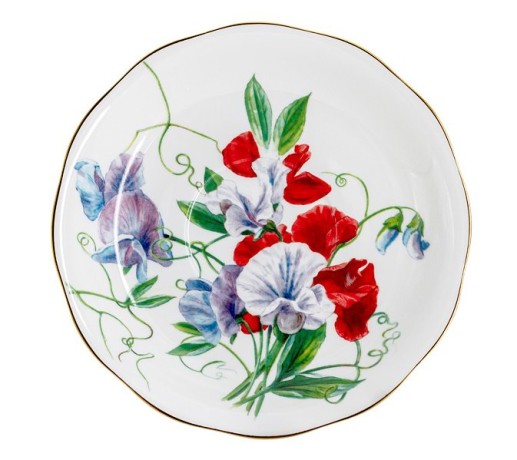 Набор чашек с блюдцами Душистый горошек, 0,18 л, 2 шт. Stechcol