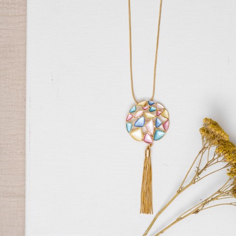 Колье Мозаика BXL3789.27 M/G Shadore