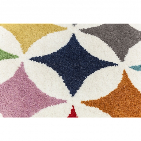 Ковер Campo, коллекция "Поле" 240*170*1,5, Шерсть, Хлопок, Мультиколор