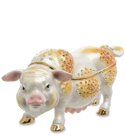 JB- 66 Шкатулка "Свинка" средняя