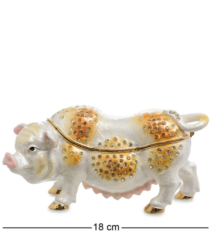 JB- 66 Шкатулка "Свинка" средняя