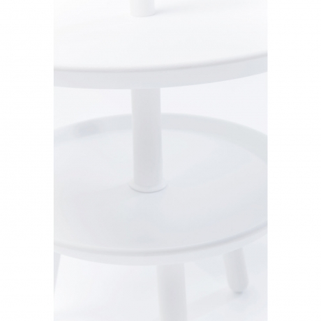 Столик кофейный Jacky, коллекция "Джеки" 42*56*42, Полипропилен, Белый