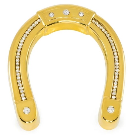 Сувенир подкова, 20х23 см. EMOZIONI, керамика, кристалы swarovski