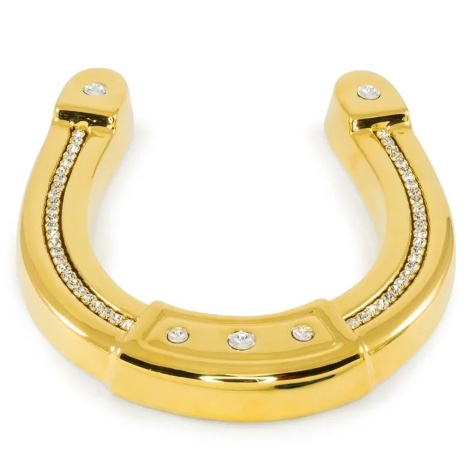 Сувенир подкова, 20х23 см. EMOZIONI, керамика, кристалы swarovski