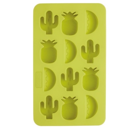 Силиконовая форма для кубиков льда TROPICAL, 22x13x2 см. BarCraft Kitchen Craft