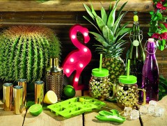 Силиконовая форма для кубиков льда TROPICAL, 22x13x2 см. BarCraft Kitchen Craft