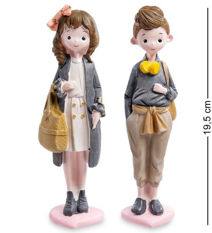 MN-104  Комплект фигурок 2 шт. "Парочка в синем"