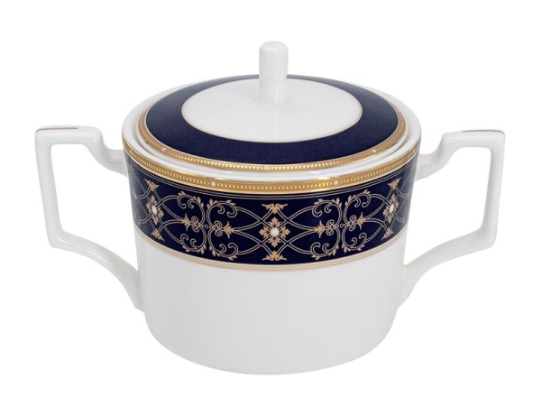 Чайный сервиз Офелия (кобальт), 12 персон, 40 предметов Emily