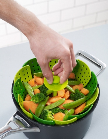 Пароварка складная Lotus™ зеленая