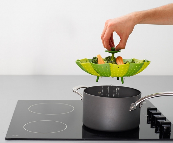 Пароварка складная Lotus™ зеленая