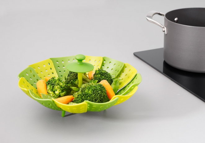 Пароварка складная Lotus™ зеленая