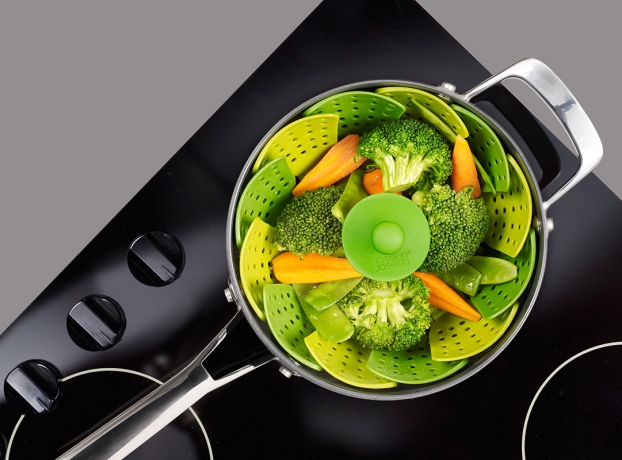 Пароварка складная Lotus™ зеленая