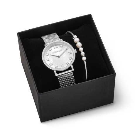 Часы Mother-Of-Pearl Silver 7610/70-1725 Coeur de Lion