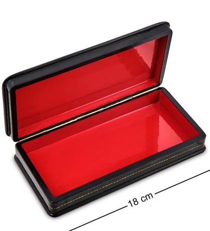 ШК-19/51 Шкатулка в технике декупаж "Михайловский дворец" (18х9х3,5)