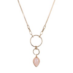 Колье ROSE QUARTZ