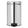 Мусорный бак newicon (20 л), металлическое внутреннее ведро, Стальной полированный Brabantia