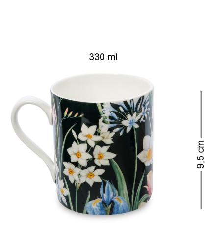 JK-255 Кружка "Ночной Палермо" (Notte a Palermo Pavone)