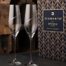 Набор бокалов для шампанского Силуэт, 0,21 л. 2 шт. Diamante