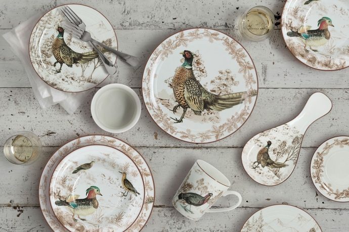 Салатник с ручками Охота, 20 см, 1,8 л. Imari