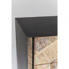 Буфет Tortuga, коллекция "Черепаха", ручная работа 160*86*39, Манго, Сталь, Коричневый