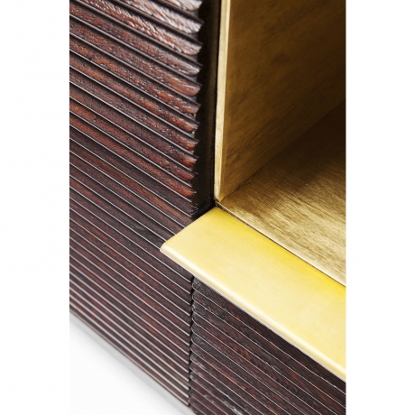 Тумба под ТВ Casino, ручная работа 150х45х35 см. Манго, Коричневый