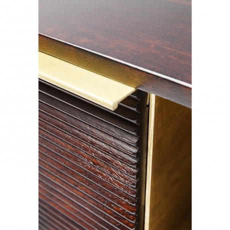 Тумба под ТВ Casino, ручная работа 150х45х35 см. Манго, Коричневый