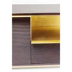 Тумба под ТВ Casino, ручная работа 150х45х35 см. Манго, Коричневый