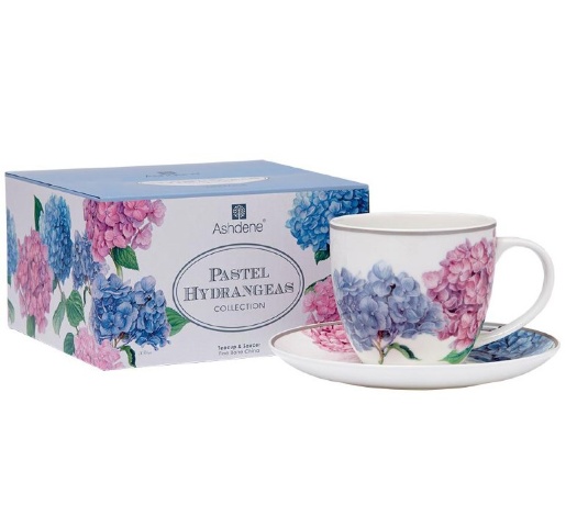 ASHDENE Чашка с блюдцем Hydrangeas